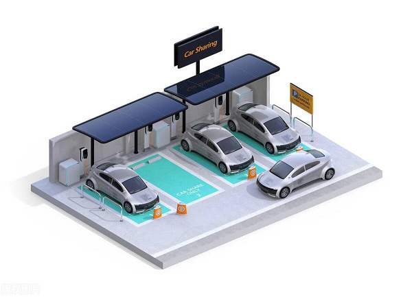 电子地图导航停车
